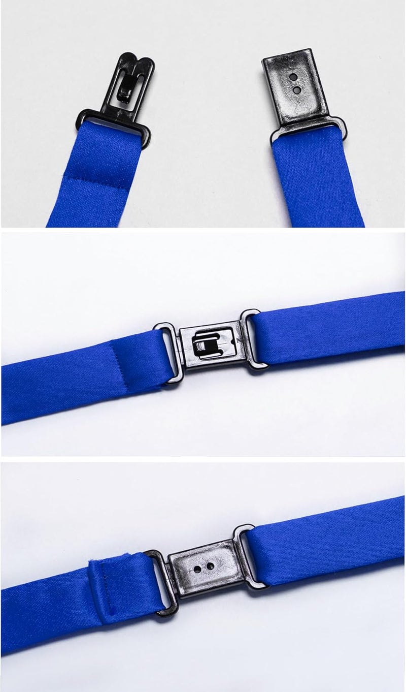 RBOCOTT Solid Color Satin Ties for Boys and Kids Pre-tied Adjustable Necktie for Age 8-12 Wedding and School Graduation - Image 2